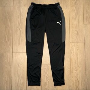 Puma Speed Men's Training Pants Black Grey Athletic Large